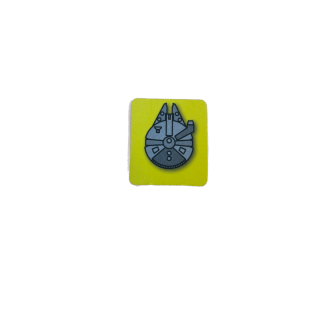 Jeton Faucon Millenium jaune - Grand Quiz Star Wars Hachette