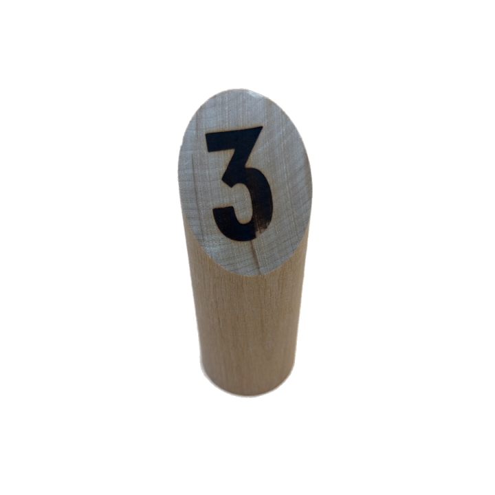 Quille n°3 Mölkky Original Tactic - Pièce détachée