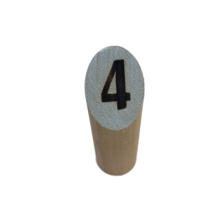 Quille n°4 Mölkky Original Tactic - Pièce détachée bois