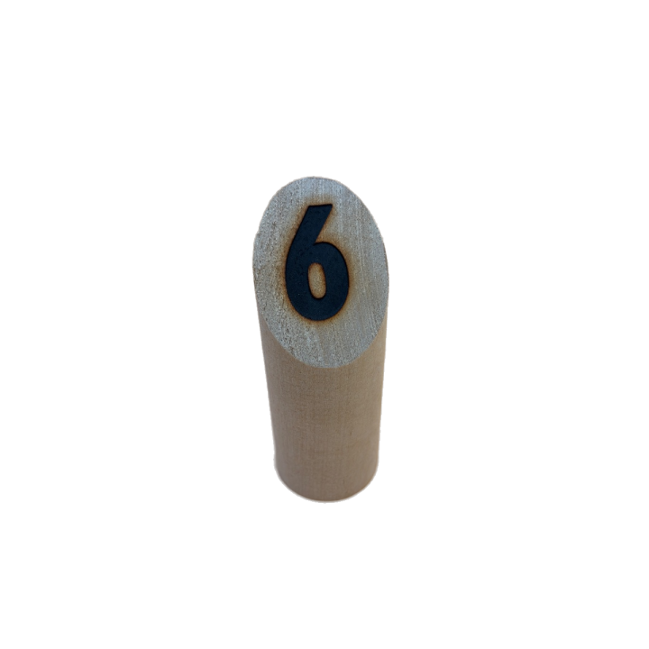Quille n°6 Mölkky Original Tactic - Pièce détachée bois