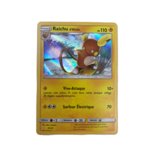 Raichu d'Alola - Pokémon SL1 - Carte Holo Rare 30/30 FR -