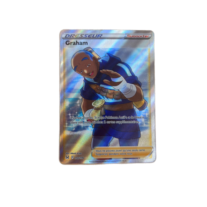 Graham Dresseur Supporter 162/196 - Pokemon - Carte Ultra Rare