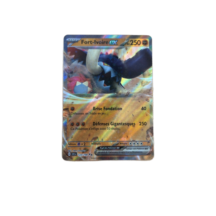Fort-Ivoire-ex 123/198 - Pokemon - Carte Ultra Rare