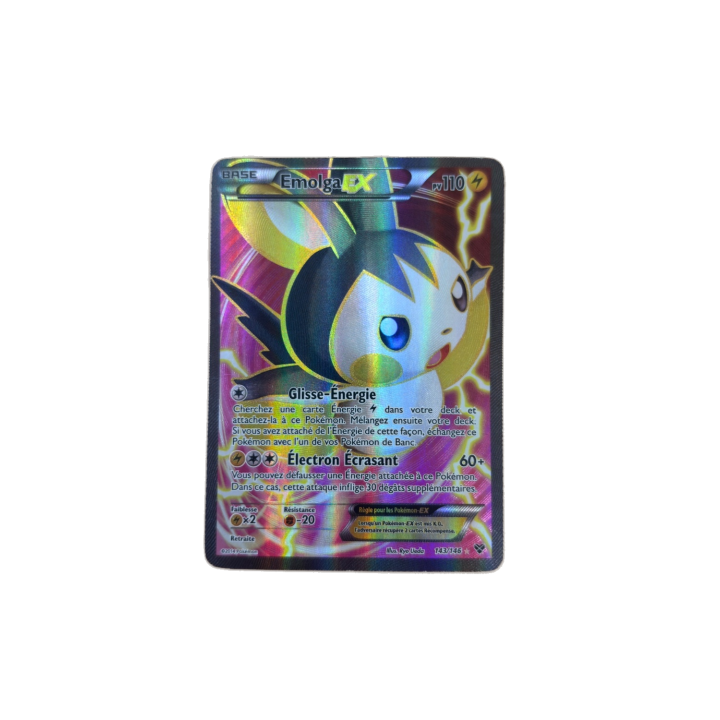 Emolga EX 143/146 - Pokemon - Carte Ultra Rare XY Base +6 ans -