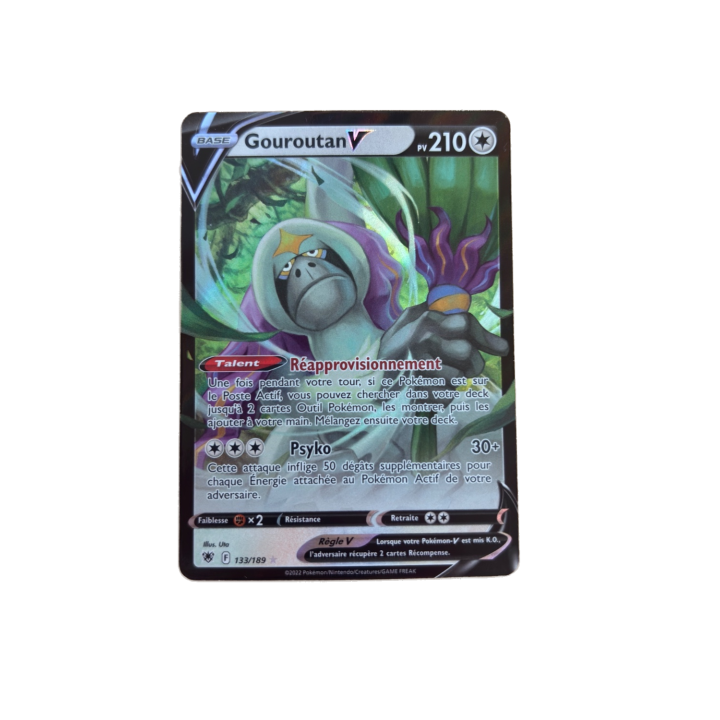 Gouroutan V - Pokemon - Carte Holo Rare Psychique 210 PV -