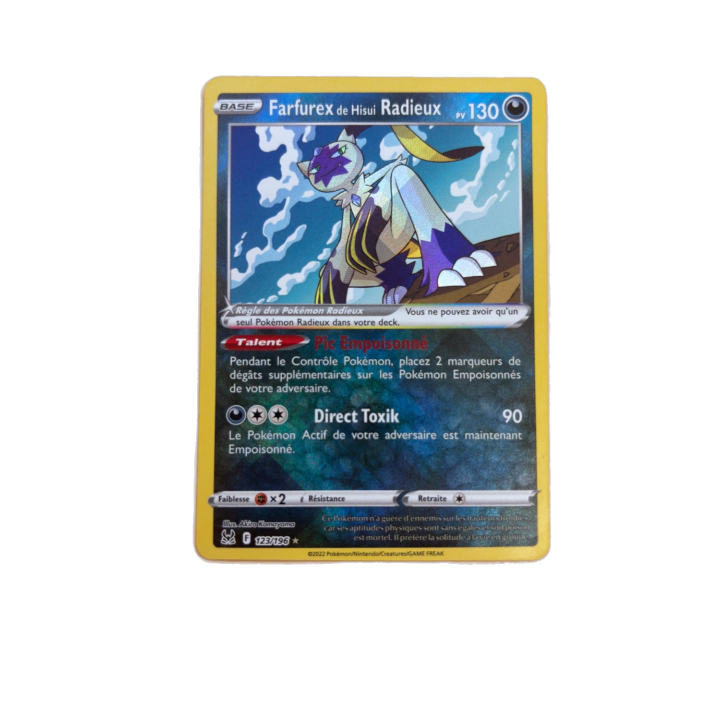 Farfurex de Hisui Radieux - Pokémon - Carte Holo Rare 130PV -