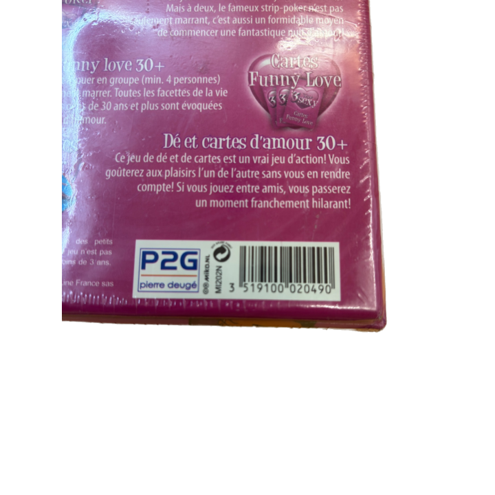 3 Jeux Sexy - P2G - Jeu de cartes adulte +30 ans 2-4 joueurs -