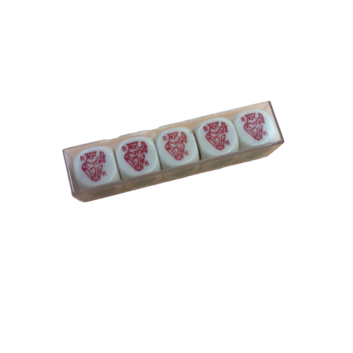 Jeu de Poker Dés - 5 dés cartes à jouer - Jeu de dés 8 ans 2-6