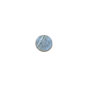 Jeton Casino Nacre Monogramme AC - Jeu poker collection vintage