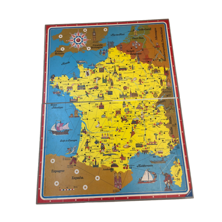 Plateau Voyage en France Ravensburger - Pièce détachée