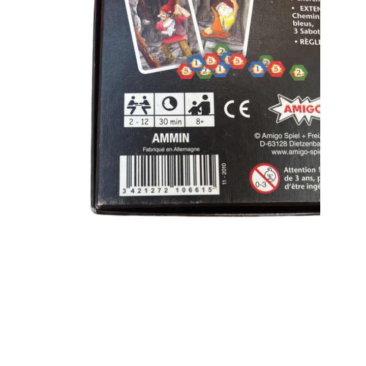 Saboteur - Gigamic - Jeu de cartes strategie 8 ans 2-12 joueurs