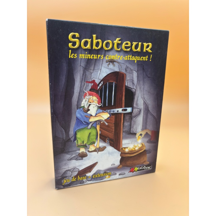 Notice Papier Saboteur - Règle Originale Gigamic Incluse | Livret
