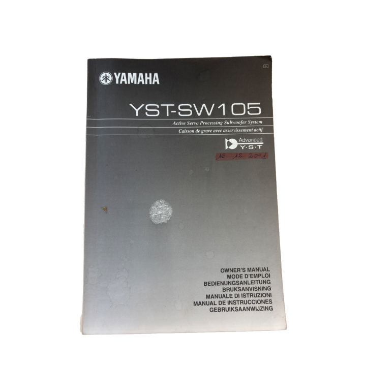 Yamaha YST-SW105 - Subwoofer Actif Advanced Y.S.T 80W - Occasion