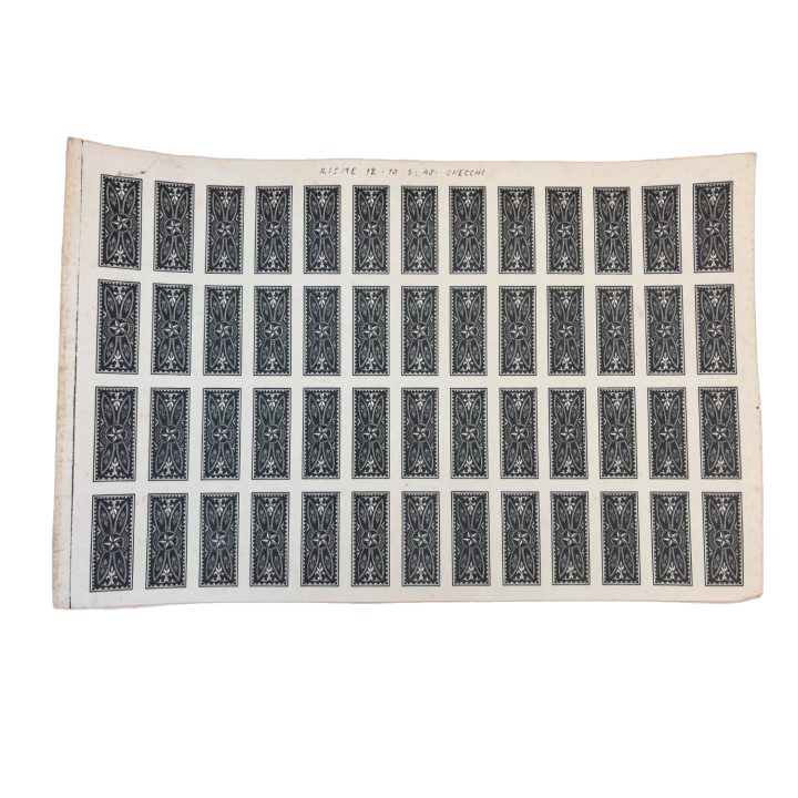 Planche cartes napolitaines - Pignalosa - Cartes traditionnelles