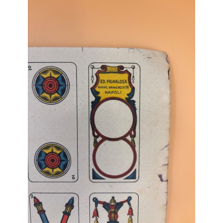 Carte Napoletane - Pignalosa - Jeu de cartes traditionnel Napoli