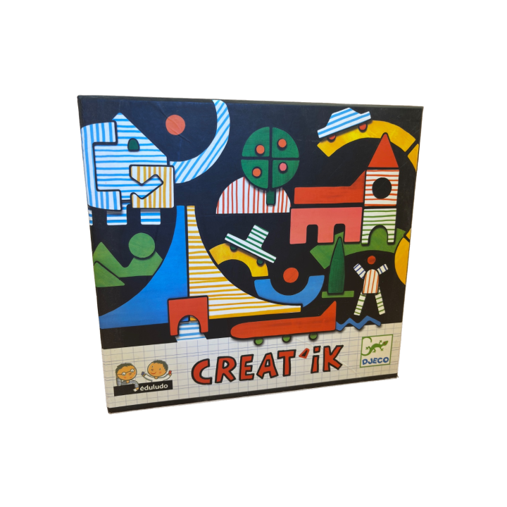 Creat'iK - Djeco - Jeu creatif 4 ans 1-4 joueurs - Complet