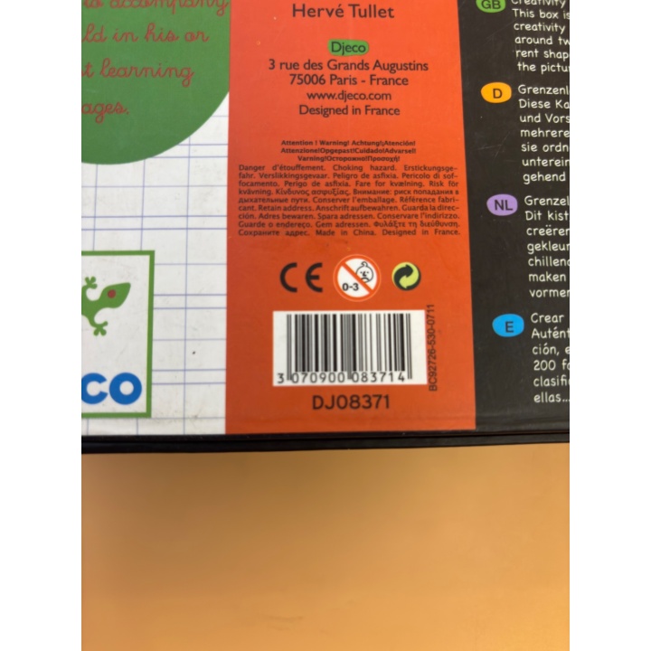 Creat'iK - Djeco - Jeu creatif 4 ans 1-4 joueurs - Complet