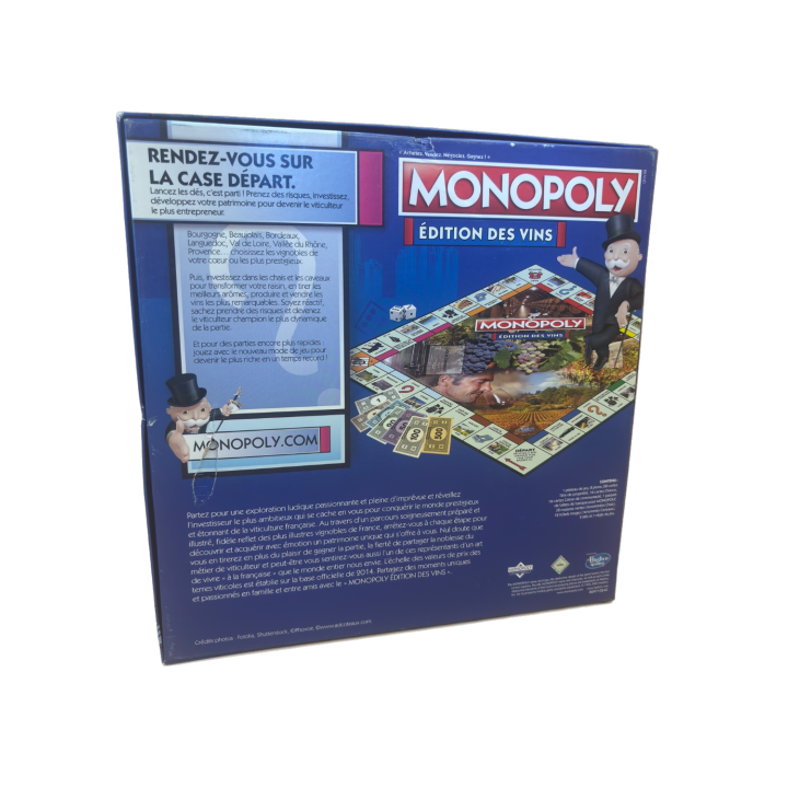 Monopoly Edition des Vins - Hasbro - Jeu de strategie 18 ans 2-8
