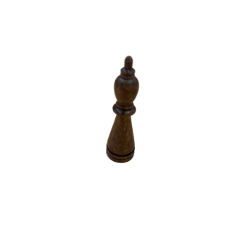 Fou noir bois - Echecs Schmidt Spiele - Pièce détachée