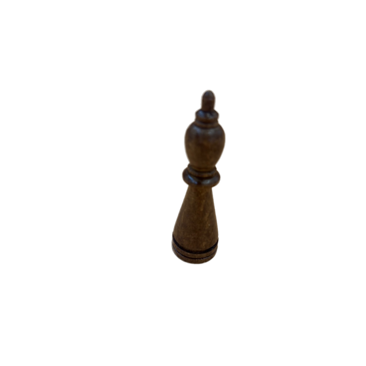 Fou noir bois - Echecs Schmidt Spiele - Pièce détachée