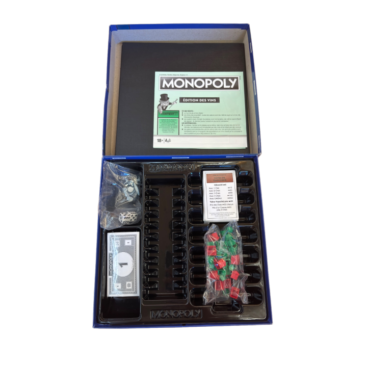 Monopoly Edition des Vins - Hasbro - Jeu de strategie 18 ans 2-8