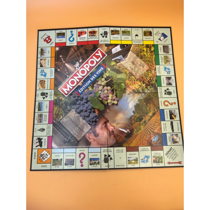 Monopoly Edition des Vins - Hasbro - Jeu de strategie 18 ans 2-8
