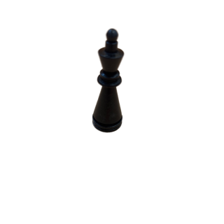 Roi noir bois - Echecs Schmidt Spiele - Pièce détachée