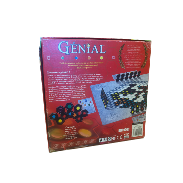 Génial - EDGE - Jeu de strategie 8 ans 2-4 joueurs - Complet