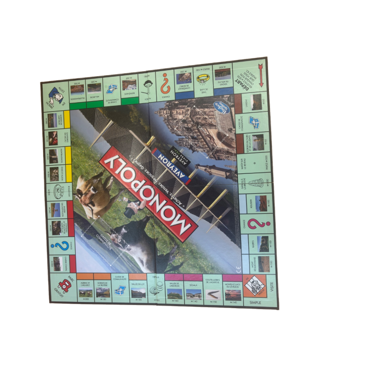 Monopoly Aveyron - Hasbro - Jeu de strategie 8 ans 2-8 joueurs -