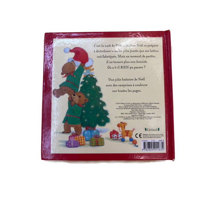 Le Chapeau du Père Noël - Gründ - Livre jeunesse 3 ans -
