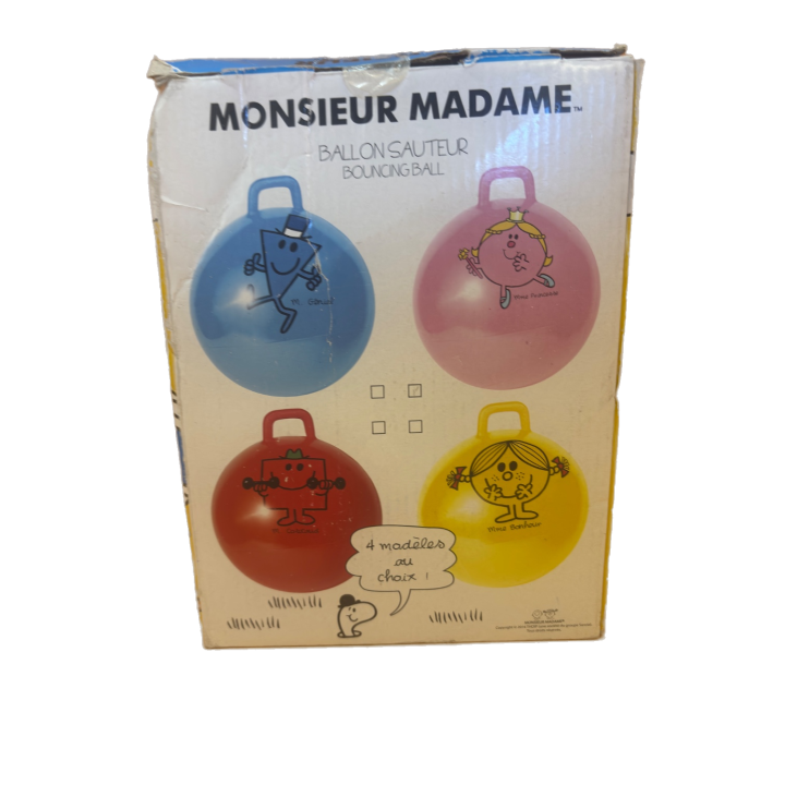 Ballon Sauteur Monsieur Madame - The Concept Factory - Jouet