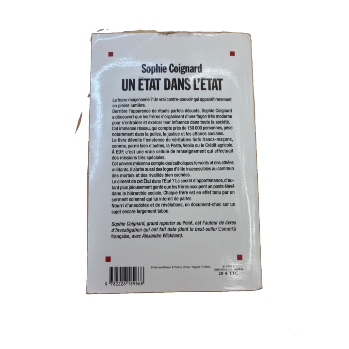 Un Etat dans l'Etat - Sophie Coignard - Livre investigation