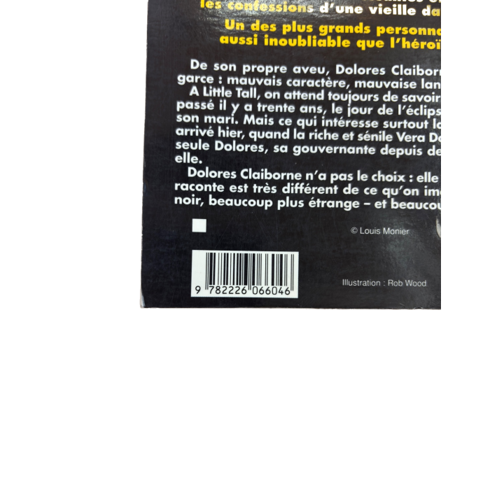 Dolores Claiborne - Stephen King - Roman Thriller Adulte VF -