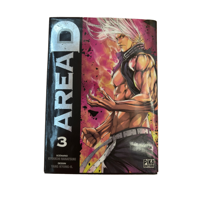 Area D Tome 3 - Pika Edition - Manga action adolescent -