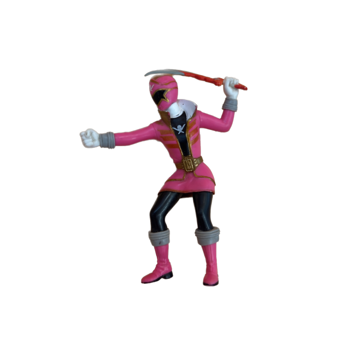 Power Rangers - Figurine Ranger Rose avec sabre - Jouet action 4