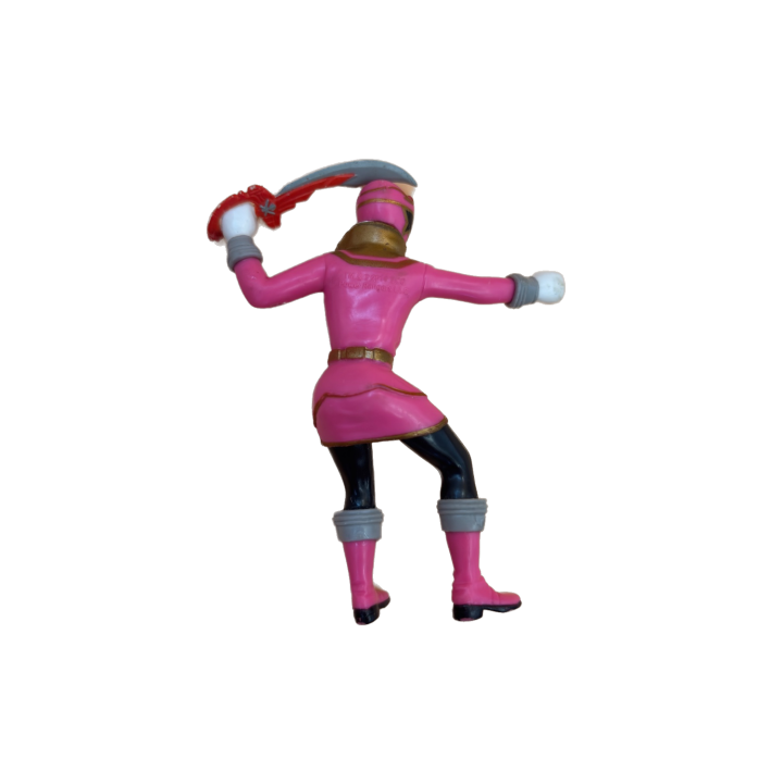 Power Rangers - Figurine Ranger Rose avec sabre - Jouet action 4