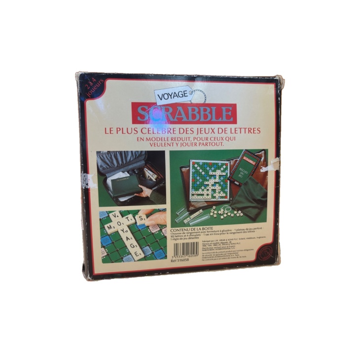 Scrabble Voyage - Spear's Games - Jeu de lettres 10 ans 2-4