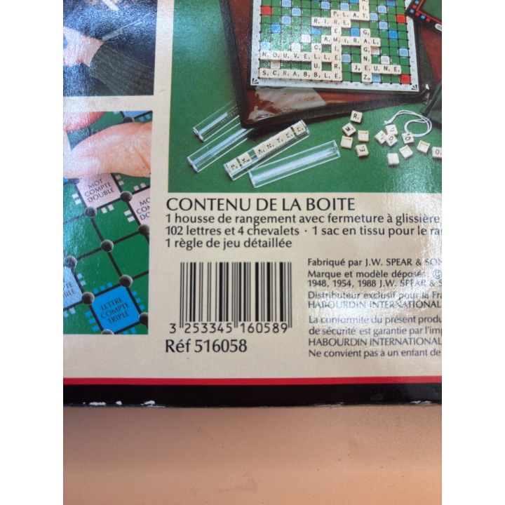 Scrabble Voyage - Spear's Games - Jeu de lettres 10 ans 2-4