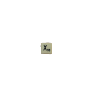 Lettre X (10 pts) - Scrabble Voyage 1988 - Spear's Games