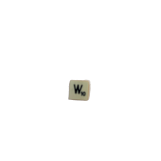 Lettre W — Scrabble Voyage Spear's 1988 — Pièce détachée