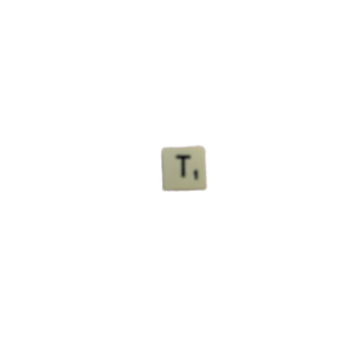 Lettre T — Scrabble Voyage 1988 Spear's Games — Pièce