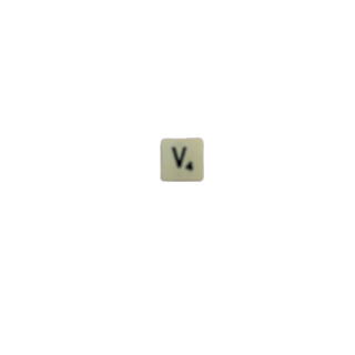 Lettre V — Scrabble Voyage 1988 — Spear's Games