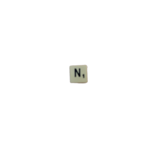 Lettre N - Scrabble Voyage Spear's Games 1988 - Pièce détachée