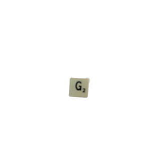 Lettre G - Scrabble Voyage Spear's Games 1988