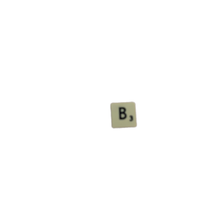 Lettre B — Scrabble Voyage 1988 — Pièce détachée vintage