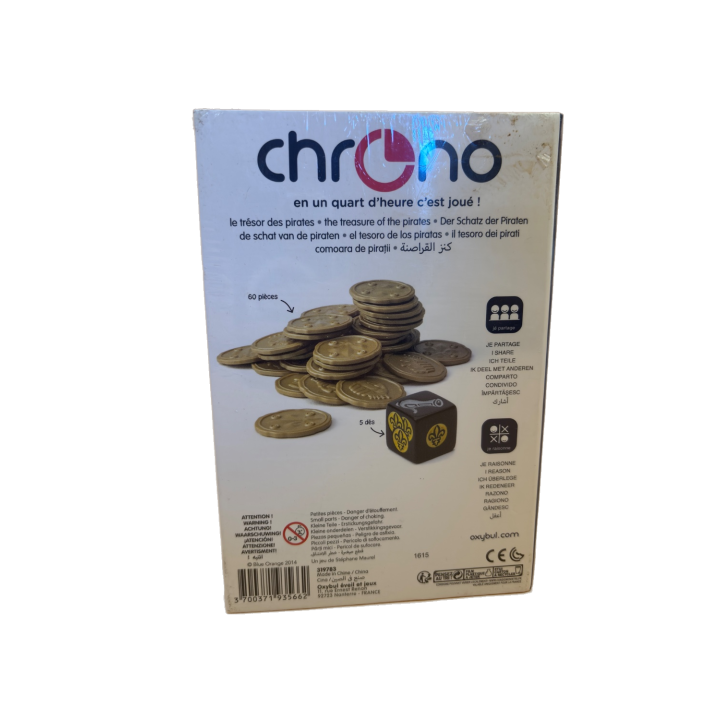 Chrono - Oxybul - Jeu de des famille 8 ans 2-6 joueurs -