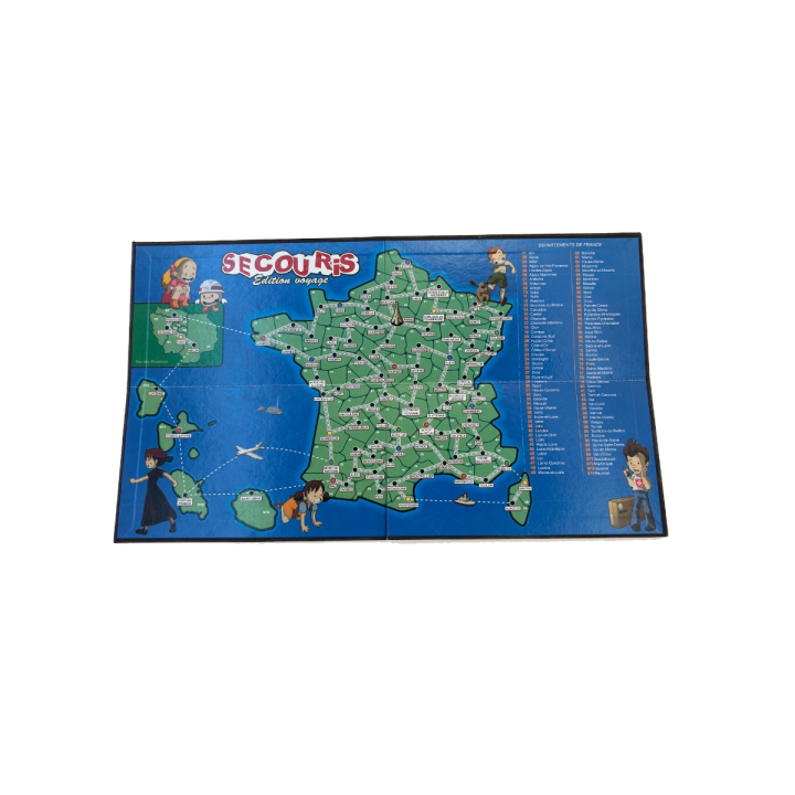 Plateau carte France — Secours Edition Voyage Abeilles