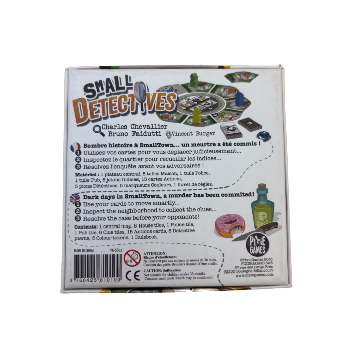 Small Detectives - Pixie Games - Jeu enquete 6 ans 2-5 joueurs -