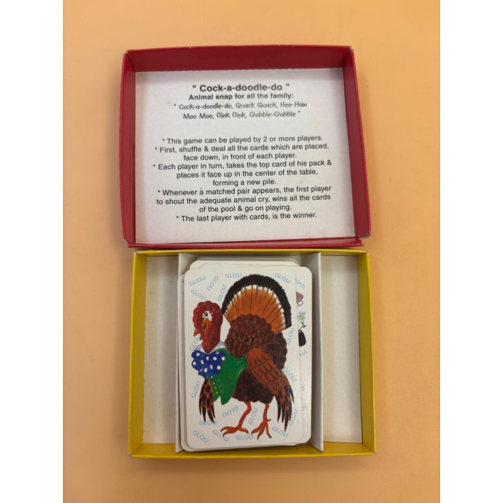 Cocorico le Cri des Animaux - Dagobert - Jeu de cartes famille 4
