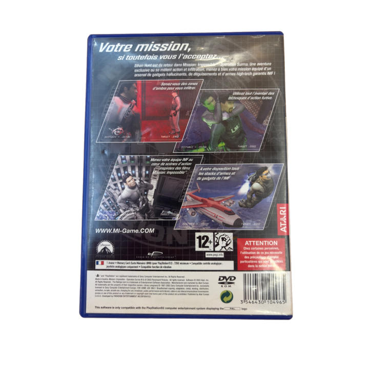 Mission Impossible Operation Surma - Atari - Jeu action aventure